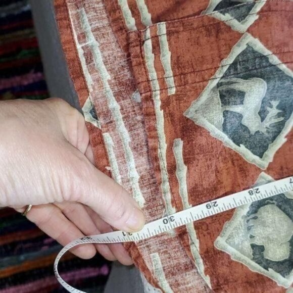 Woolrich Big Game Outdoor Graphics Long Sleeve Casual Button Down‎ Sz. L Shirt - Picture 9 of 11